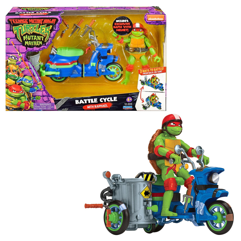SET TORTUGAS NINJA RAPHAEL BATTLE CYCLE | NICKELODEON SET TORTUGAS NINJA RAPHAEL BATTLE CYCLE | NICKELODEON